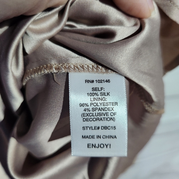 Michael Stars By Anthropologie 100% Silk Dress, Size S - Picture 5 of 7